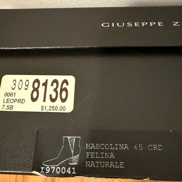 Giuseppe Zanotti Leopard Print Booties - Picture 12 of 15